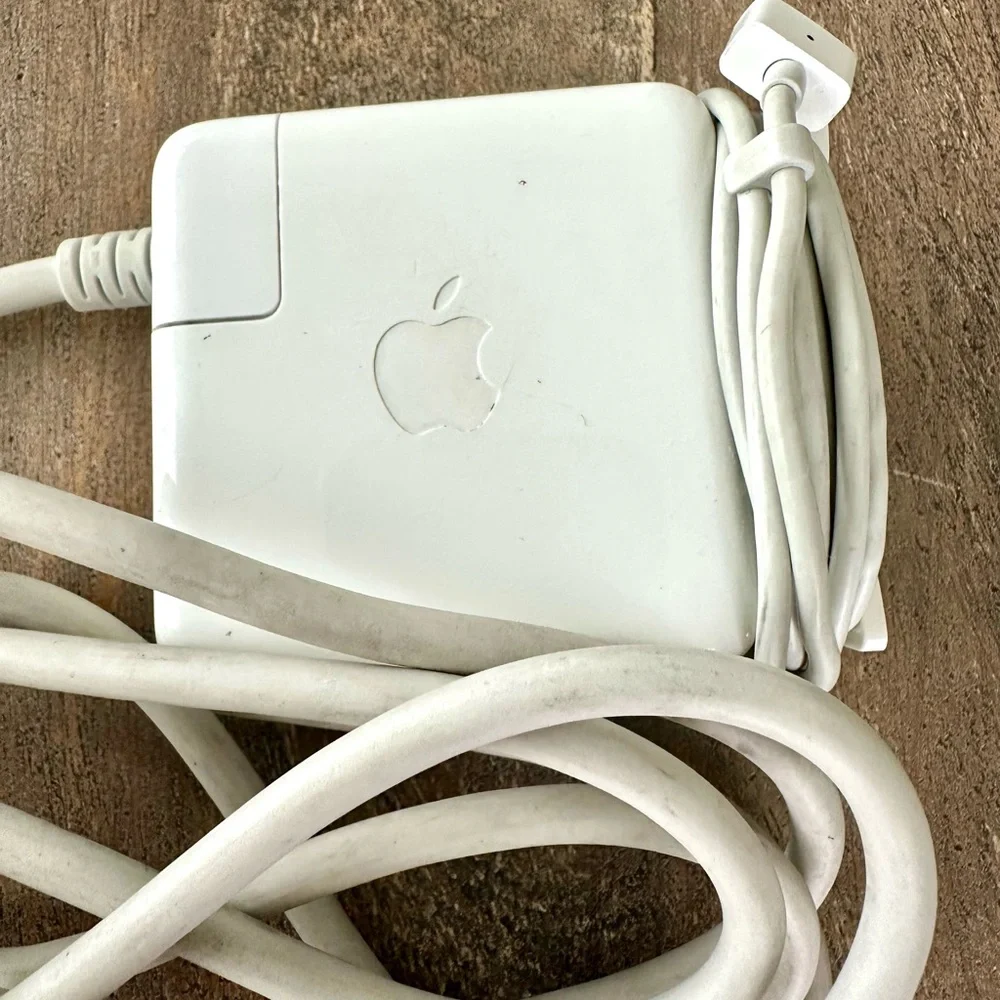 Apple MacBook White Charging Adapter.